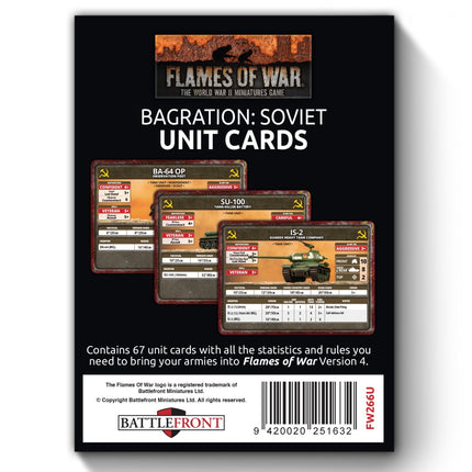 Bagration: Soviet Unit Cards