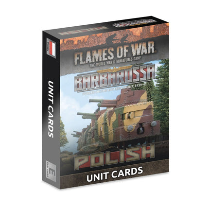 Barbarossa Polish Unit Cards - Limited Edition - Battlefront Miniatures