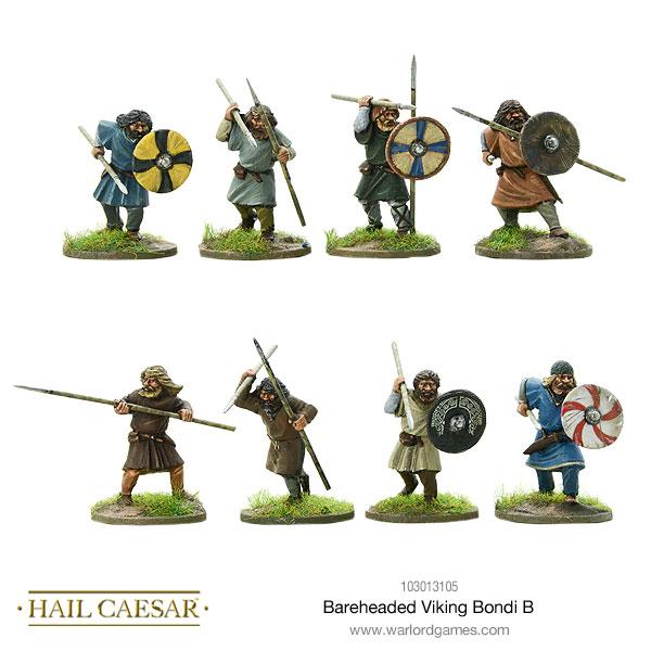 Bareheaded Viking Bondi B - Infanterie - Warlord Games - 103013105