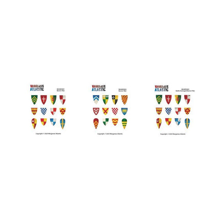 Wargames Atlantic Baron's War Shield Decals