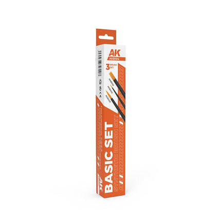 BASIC BRUSHES SET (3 Pinsel) - Zubehör - AK Interactive - AKB104