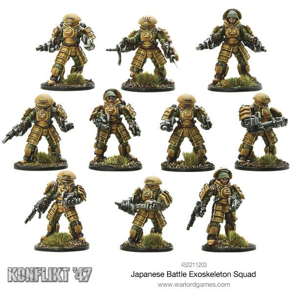 Battle Exoskeleton Squad - Infanterie - Warlord Games - 452211203
