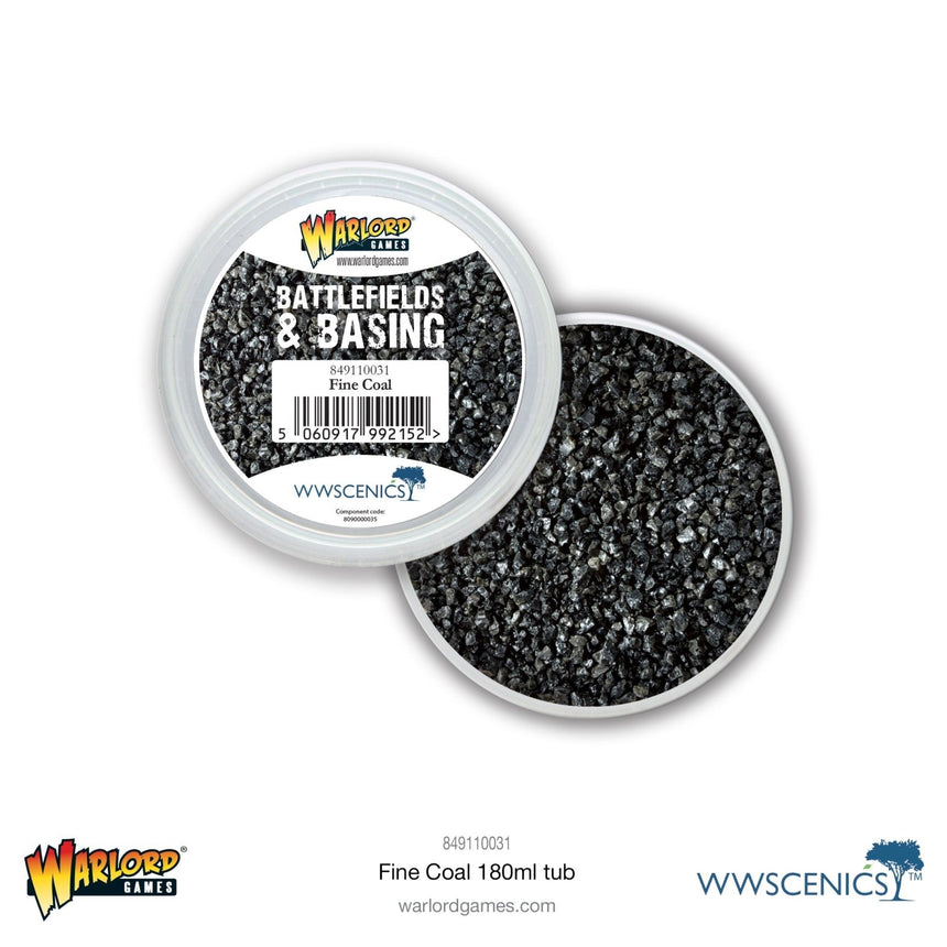 Battlefields & Basing: Fine Coal (180ml) - Zubehör - Warlord Games - 849110031