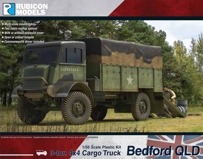 Bedford QLD Cargo Truck - Fahrzeuge - Rubicon Models UK Ltd - 280106
