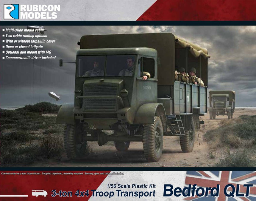 Bedford QLT Troop Carrier - Fahrzeuge - Rubicon Models UK Ltd - 280107