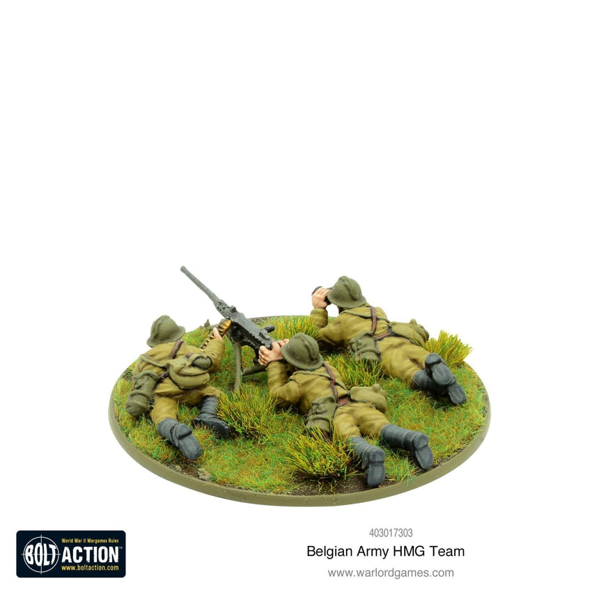 Belgian Army HMG team