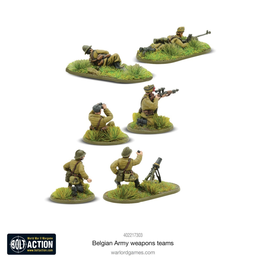 Belgian Army Weapons Teams - Infanterie - Warlord Games - 402217303