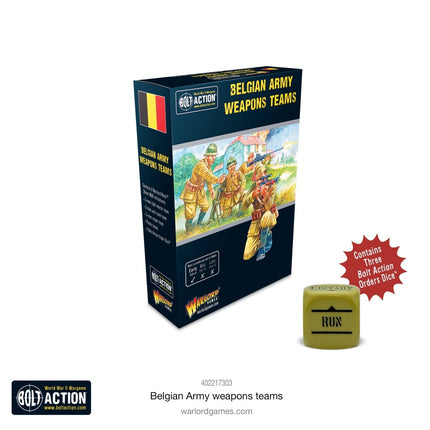 Belgian Army Weapons Teams - Infanterie - Warlord Games - 402217303