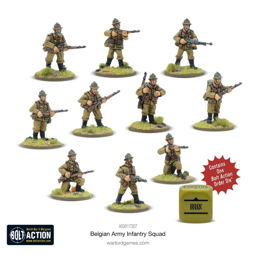 Belgian Infantry Squad - Infanterie - Warlord Games - 403017307