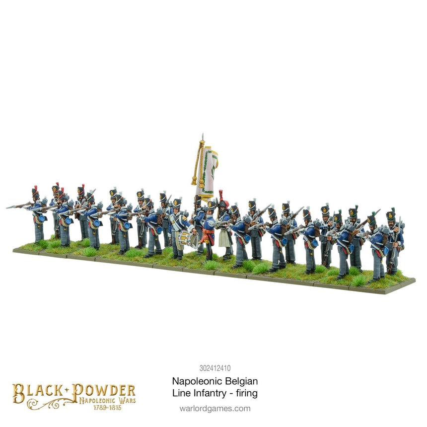Belgian Line Infantry Firing - Infanterie - Warlord Games - 302412410