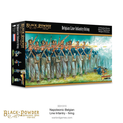 Belgian Line Infantry Firing - Infanterie - Warlord Games - 302412410