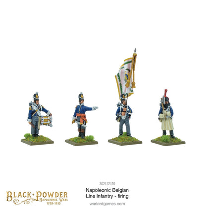 Belgian Line Infantry Firing - Infanterie - Warlord Games - 302412410