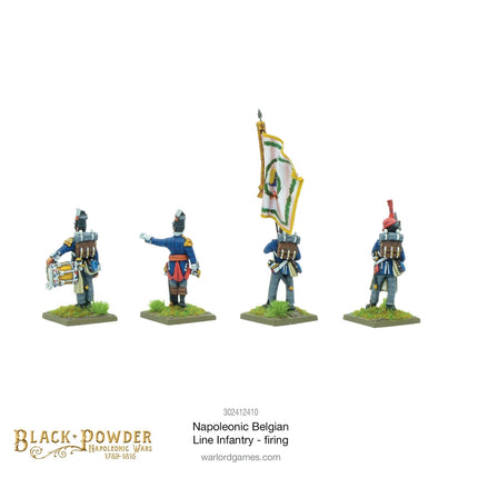 Belgian Line Infantry Firing - Infanterie - Warlord Games - 302412410