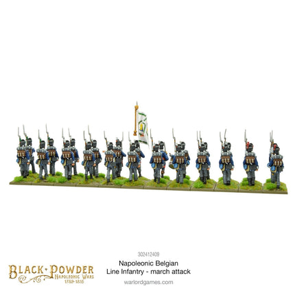 Belgian Line Infantry (March Attack) - Infanterie - Warlord Games - 302412409