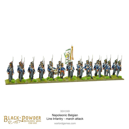 Belgian Line Infantry (March Attack) - Infanterie - Warlord Games - 302412409