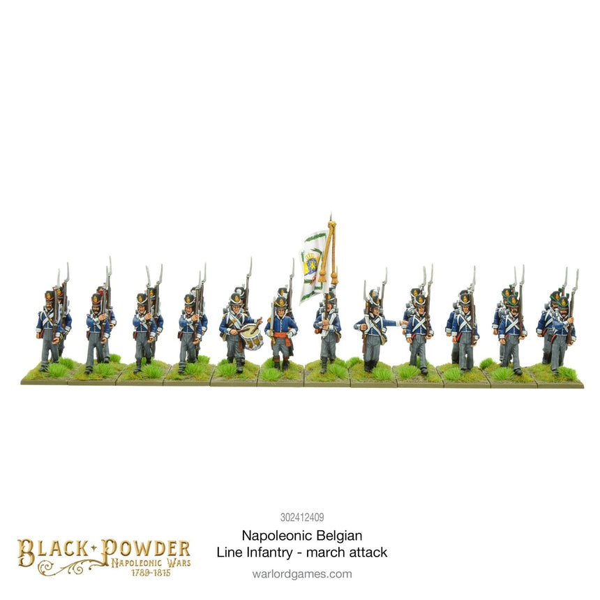Belgian Line Infantry (March Attack) - Infanterie - Warlord Games - 302412409