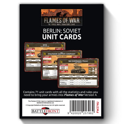 Berlin: Soviet Unit Cards