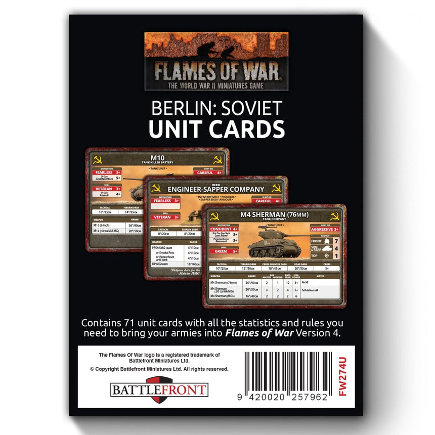 Berlin: Soviet Unit Cards