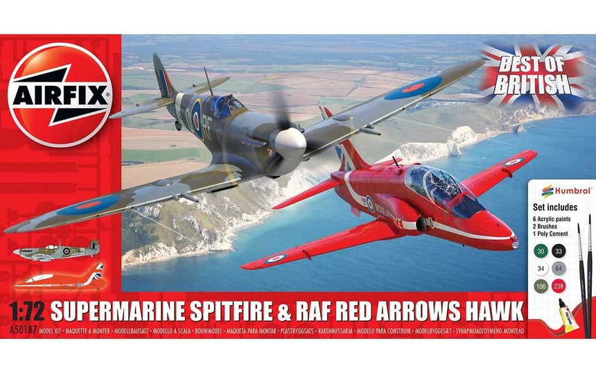 Best of British Spitfire and Hawk - Starterset - Airfix - A50187