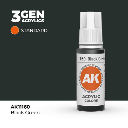 AK Interactive 3rd Generation - Black Green 17 ml