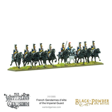 Black Powder Epic Battles: Waterloo - French Gendarmes d'élite of the Imperial Guard - Kavallerie - Warlord Games - 315120005