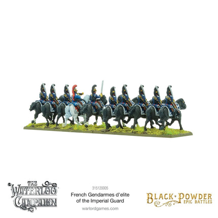 Black Powder Epic Battles: Waterloo - French Gendarmes d'élite of the Imperial Guard - Kavallerie - Warlord Games - 315120005