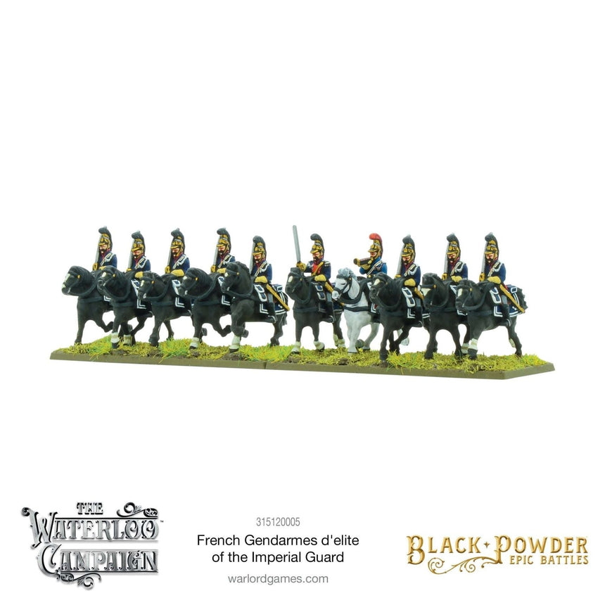 Black Powder Epic Battles: Waterloo - French Gendarmes d'élite of the Imperial Guard - Kavallerie - Warlord Games - 315120005