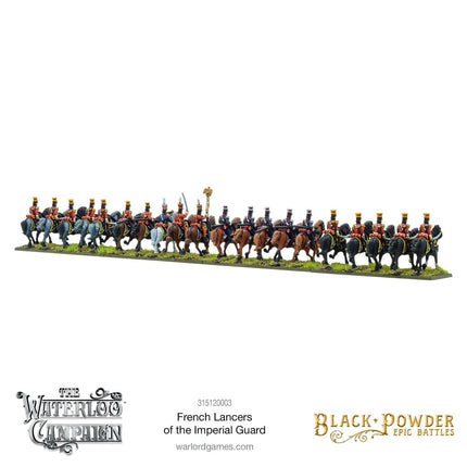Black Powder Epic Battles: Waterloo - French Lancers of the Imperial Guard - Kavallerie - Warlord Games - 311510003