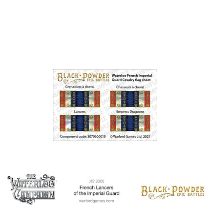 Black Powder Epic Battles: Waterloo - French Lancers of the Imperial Guard - Kavallerie - Warlord Games - 311510003