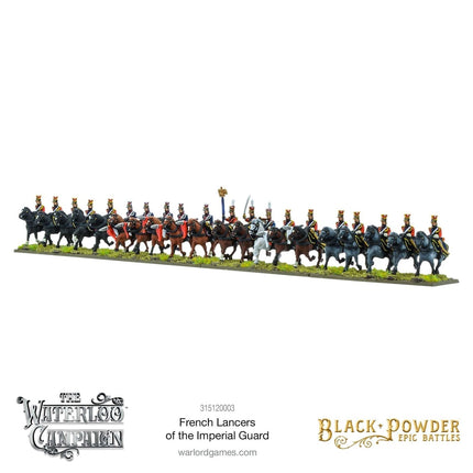 Black Powder Epic Battles: Waterloo - French Lancers of the Imperial Guard - Kavallerie - Warlord Games - 311510003
