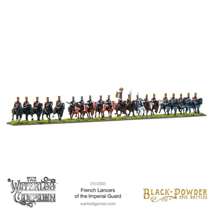 Black Powder Epic Battles: Waterloo - French Lancers of the Imperial Guard - Kavallerie - Warlord Games - 311510003