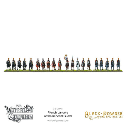 Black Powder Epic Battles: Waterloo - French Lancers of the Imperial Guard - Kavallerie - Warlord Games - 311510003