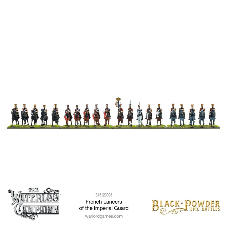 Black Powder Epic Battles: Waterloo - French Lancers of the Imperial Guard - Kavallerie - Warlord Games - 311510003