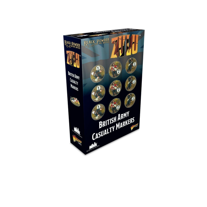 Black Powder Epic Battles: Zulu! - British Army Casualty Markers - Warlord Games
