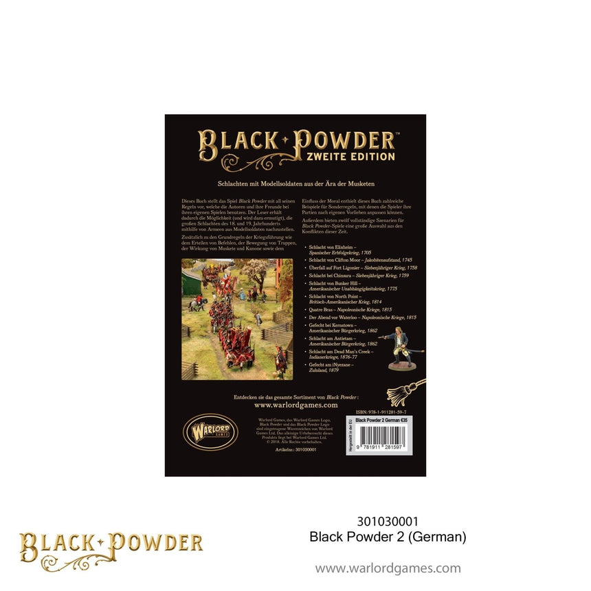 Black Powder II Rulebook (German - Softback) - Regelwerk - Warlord Games - 301030002