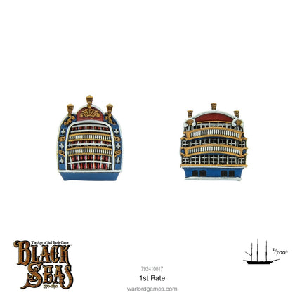 Black Seas: 1st Rate - Schiffe - Warlord Games - 792410017