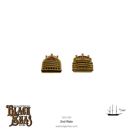 Black Seas: 2nd Rate - Schiffe - Warlord Games - 792411004