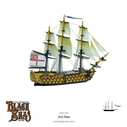 Black Seas: 2nd Rate - Schiffe - Warlord Games - 792411004
