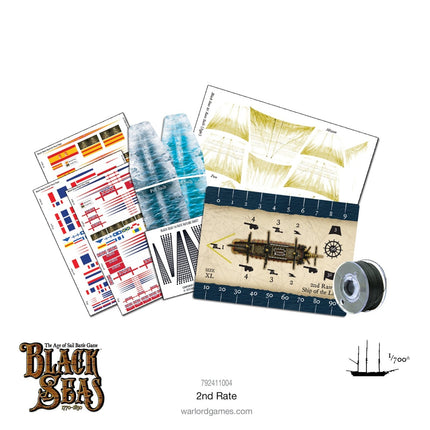 Black Seas: 2nd Rate - Schiffe - Warlord Games - 792411004