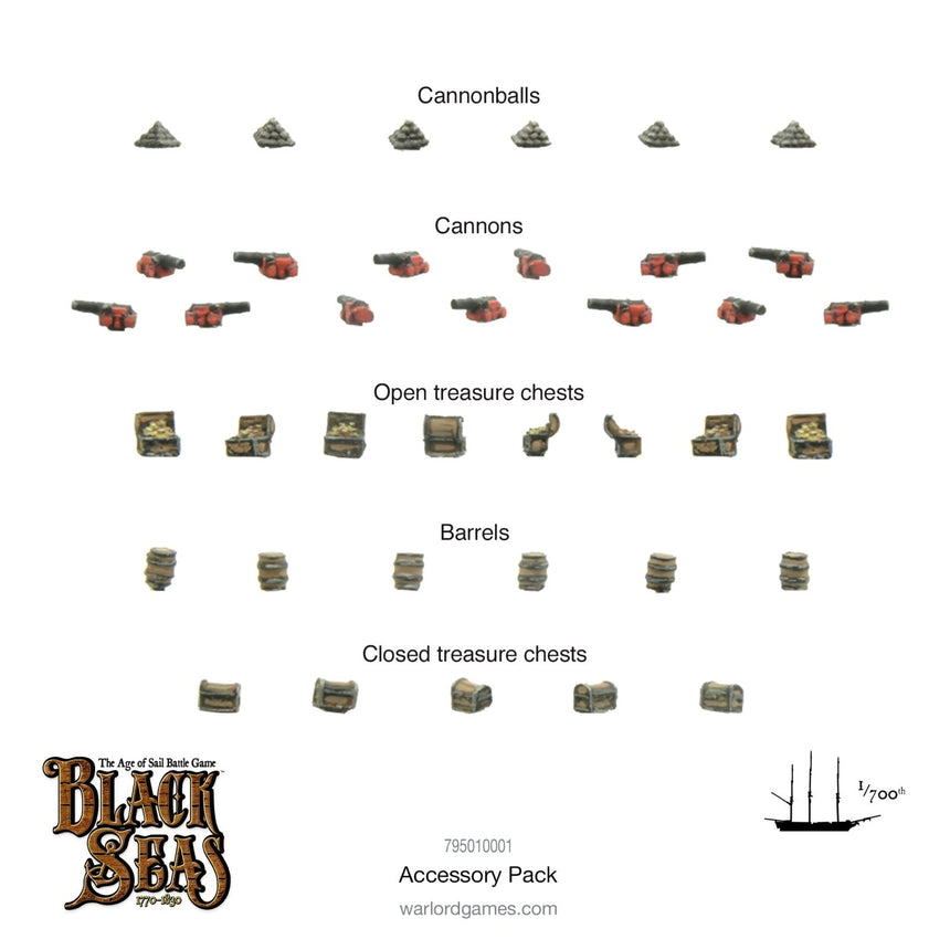 Black Seas Accessory Pack - Zubehör & Bitz - Warlord Games - 795010001