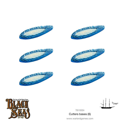 Black Seas: Cutters Bases - Bases & Tabletts - Warlord Games - 795100004