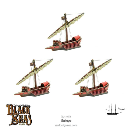Black Seas: Galleys - Schiffe - Warlord Games - 792410013