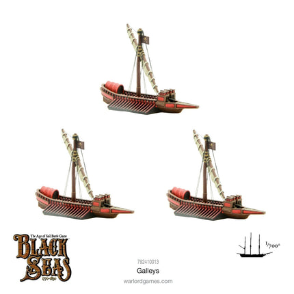 Black Seas: Galleys - Schiffe - Warlord Games - 792410013