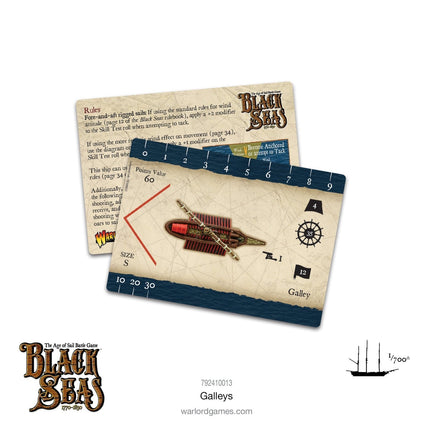 Black Seas: Galleys - Schiffe - Warlord Games - 792410013