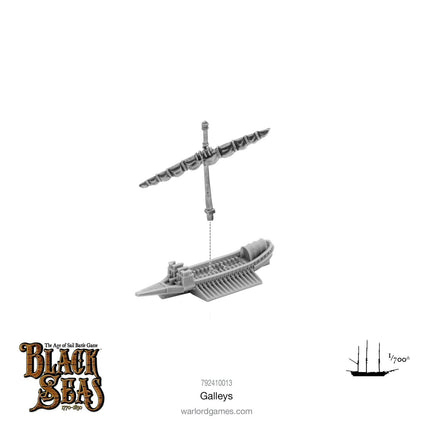 Black Seas: Galleys - Schiffe - Warlord Games - 792410013