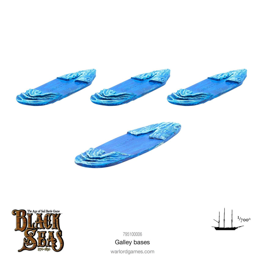 Black Seas: Galleys Bases - Bases & Tabletts - Warlord Games - 795100006