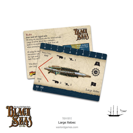 Black Seas: Large Xebec - Schiffe - Warlord Games - 792410012