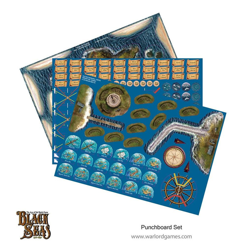Black Seas punchboard - Marker & Token - Warlord Games - 799910028