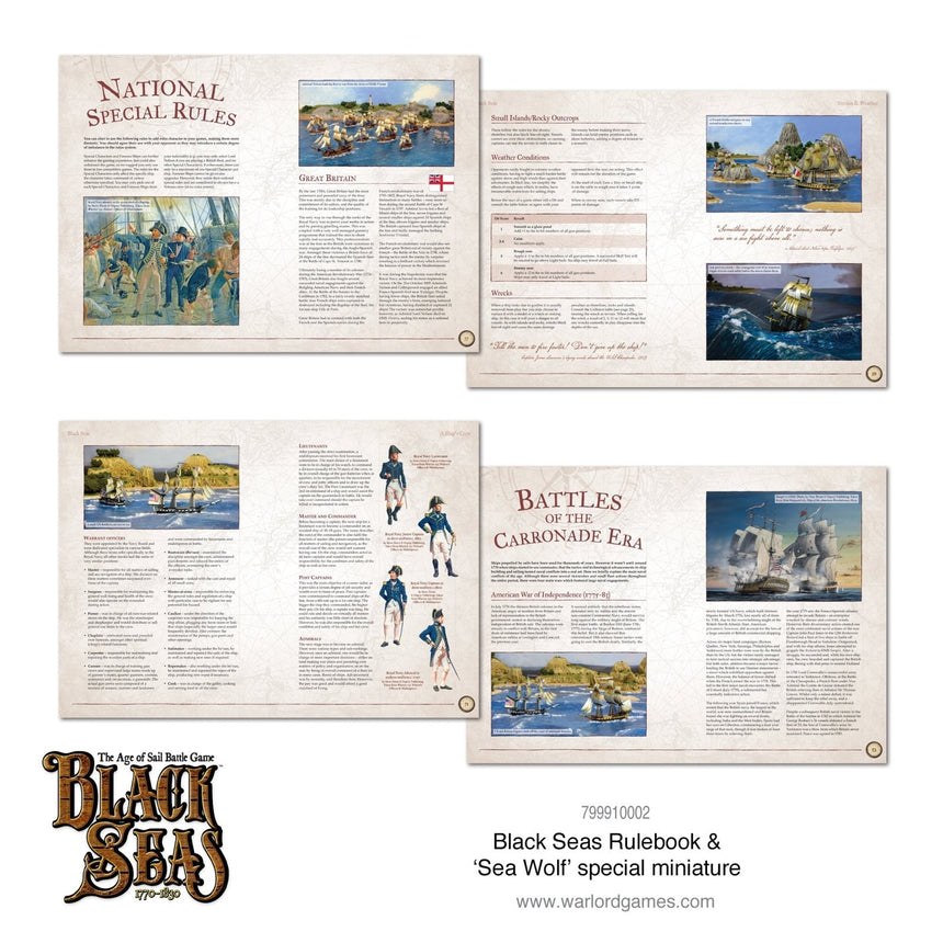 Black Seas Rulebook - Regelwerk - Warlord Games - 799910002