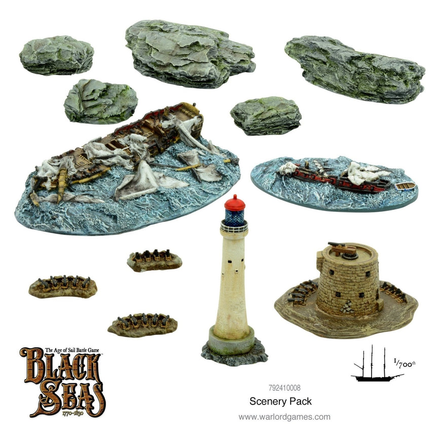 Black Seas scenery pack - Gelände - Warlord Games - 792410008